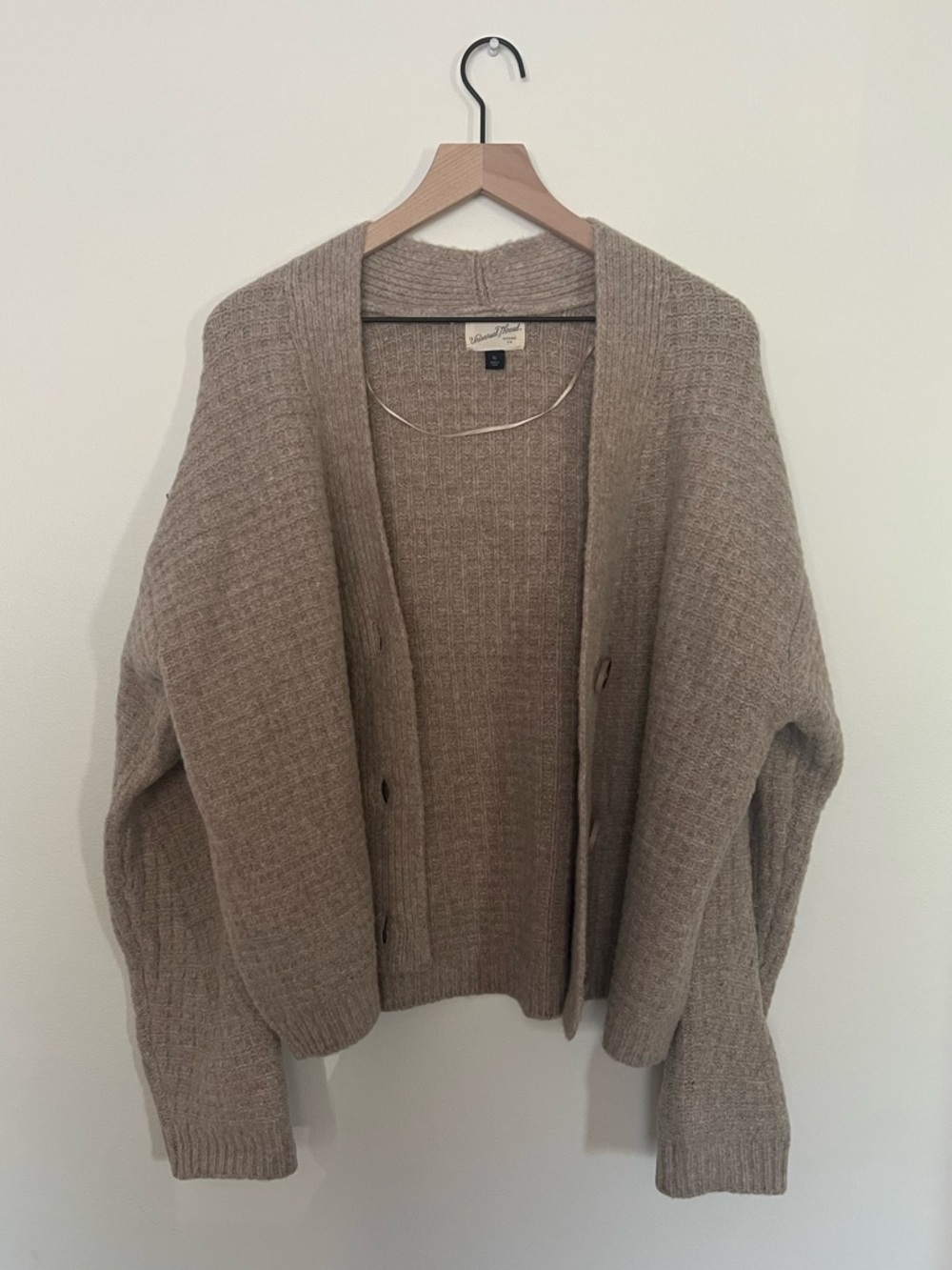 Universal Threads Taupe Knit Cardigan Sweater